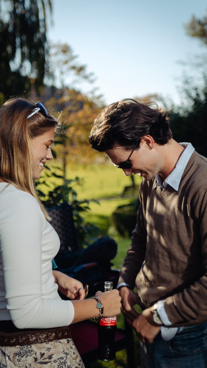 Behind the Scenes of Black Forest Royale - Robin Wyland as Hugo and Eilidh Ewing as Claire. Microdrama Production.