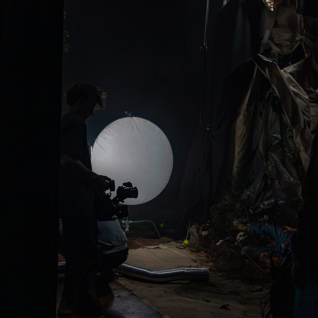 Behind the Scenes of two actors for Microdrama Production inside of the black Forest Studios in Europe
